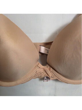 Women's Victoria's Secret Dream Angels Beige Padded Push-Up Bra 34C New